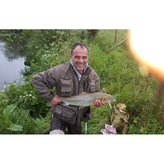 Nearly double-figures sea trout!